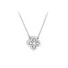 Tanabata Gift Set S925 Sterling prata quatro folhas Clover Colar Brincos da Sorte das Mulheres Dia dos Namorados Presente de aniversário para a namorada