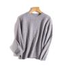 ¡Pesado! Consaini 100. Suéter de Punto Retorcido con Cuello Redondo de Cachemira para Mujer, Invierno, Elegante, Adelgazante, Jersey