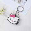 Adornos de goma blanda de PVC llavero de doble cara caricatura tridimensional regalo recuerdo funda protectora para llaves de doble cara