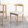 Cadeira de Jantar Minimalista Nórdica com Encosto, Banqueta para Sala de Estudo, Cadeira de Mesa para Estudantes, Uso Doméstico no Quarto, Cadeira Chifre de Arte em Ferro Madeira Falsa