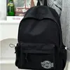 Mochila Ins de Color Sólido con Diseño de Letras, Simple, Versátil, Estilo Japonés, para Mujeres, Adecuada para Estudiantes de Secundaria, Preparatoria y Universidad