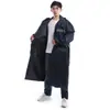 Impermeable Grueso de una Pieza para Viajes al Aire Libre Senderismo Scooter Eléctrico Impermeable Genuino Largo Impermeable