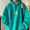 Azul Marino 250g Wei Yi Marca de Moda para Hombre ins Marca de Moda Chaqueta Americana Hiphop con Capucha Dura Oversize