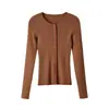 Suéter Casual de Punto de Manga Larga con Cuello Redondo Estilo Europeo y Americano Transfronterizo 2026 Nueva Moda con Ribete en Contraste 8779621