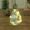 Suministros para Decoración de Bolas Navideñas de Corazón Transparente para Mascotas Adornos Luminosos Decoraciones de Bolas Navideñas Colgantes para Árbol de Navidad