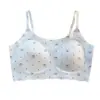 Ropa Interior Sin Costuras de Nylon Estilo Fresco de Verano de Seda de Hielo para Adolescentes, Sujetador para Estudiantes de Secundaria y Preparatoria en Etapa de Desarrollo