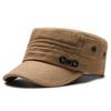 Chapéu estilo coreano masculino, boné plano de algodão, boné único FS, lazer ao ar livre, malha, pesca, quatro estações, viagem, boné de lazer
