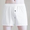 SQINUSQN/Lion Chino 7A Roupa íntima masculina antibacteriana de verão, calças de seda gelada Aro, calças respiráveis e frescas para casa