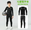 Roupas de Basquete Infantil de Secagem Rápida Conjunto de Treinamento Aula de Esportes Base Esportiva Calças Leggings para Meninos e Meninas Roupas para Corrida e Fitness