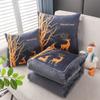 Nuevo edredón de almohada simple de doble uso dos en uno engrosado cojín para siesta en el coche soporte lumbar para el hogar respaldo venta al por mayor