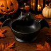 Nuevo producto transfronterizo: Lindo tazón de almacenamiento con forma de murciélago para Halloween, adorno de decoración del hogar adecuado para almacenamiento multifuncional