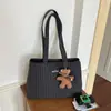 Otoño 2026 Bolso de Hombro Nuevo de un Solo Hombro para Mujer Estilo Coreano Color Sólido Casual Mochila de Moda Estilo Perezoso Bolso para el Trabajo