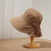 Sombrero de Pescador Delgado Cortavientos Protector Solar Primavera/Verano 2026 para Mujer, Sombrero de Sol Transpirable de Ala Ancha para Ciclismo, Sombrero de Cubo Favorecedor