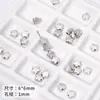 Caixa de Amor Versátil Irregular Prata CCB Acrílico Contas DIY Colar Pulseira Feito à Mão Material de Contas