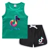 Conjunto de Chaleco y Shorts de Verano para Niños 2026 Estilo Coreano Casual Camiseta Interior Absorbente de Sudor de Color Caramelo sin Mangas para Bebés y Niños