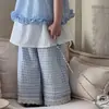 Conjunto de Verão 2026 para Meninas: Conjunto Elegante de Duas Peças para Bebês: Top Regata e Calça com Painel Traseiro Decorativo