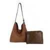 Bolso de mujer de gran capacidad, nuevo bolso tote estilo coreano, bolso de axila de otoño, bolso tote de leopardo de un solo hombro, moderno y ligero