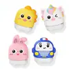 Sello de Nombre para Ropa Infantil de Mascota Linda 3D Unicornio Conejo Dibujos Animados Sello de Nombre Impermeable Material de Sello Fotosensible