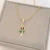 Colar para Mulheres Não Desbota Verão Pequeno e Fofo Temperamento Colar de Aço Titânio Versátil Joia de Alto Padrão Corrente Simples para Clavícula