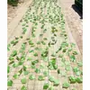 Red de Hojas Verdes para Reforestación y Protección de Montañas, Red de Hojas Simuladas para Decoración de Revegetación de Minas, Red de Hojas Artificiales, Red de Cubierta de Plástico