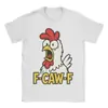 Camiseta de Algodón Transfronteriza Interesante F-Caw-F Pollo Fcaw Ropa Camiseta Unisex Camiseta de Algodón Camiseta de Nueva Llegada