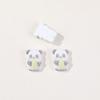 Otoño e Invierno Pollo Frito lindo flocado bambú panda trasero accesorios de resina DIY tocado accesorios para el cabello horquilla accesorios femeninos