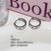 Joyería Ecológica Chapada en Cobre Dorado Microincrustada Brazaletes para Oreja Joyería para Perforaciones Pendientes Verticales Aros para Oreja Pendientes con Rosca Externa