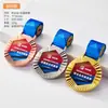 Nova produção de medalhas metálicas rotativas para eventos esportivos, corridas de maratona de campeões, futebol, medalhas de basquete e lembrancinhas