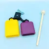 Instrumentos Musicais de Percussão Interativos para Crianças: Instrumentos de Percussão Quadrados de Plástico de Tom Alto e Baixo, Instrumentos de Percussão Orff, Acompanhamento de Bateria para Banda, Sino de Vaca