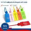 Etiquetas Plásticas, Lacres de Segurança para Roupas, Sapatos, Bolsas, Lacres Antifalsificação, Lacres para Contêineres de Logística, Abraçadeiras Plásticas para Embalagens, Cor Fluorescente