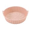 Bandeja para hornear de silicona redonda para freidora de aire Olla de silicona para freidora de aire Esterilla especial para hornear para horno