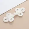 Botões de Cheongsam com Contas, Botões de Diamante Incrustados com Pérolas, Botões para Roupas de Estilo Étnico, Botões de Disco Tecidos, Botões de Acessórios para Roupas Estilo Chinês