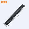 Código de Ángulo de Tira Larga de Acero Inoxidable Espesado 90 Grados Fijador de Ángulo Recto de Tira Larga Soporte Triangular Conector de Ferretería para Muebles