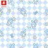 Tecido 100% algodão com estampa digital, animais de desenho animado frescos e fofos, adequado para roupas infantis, vestidos de boneca, bolsas e tecidos artesanais