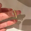 Anillo Popular Pequeño de Diamantes Brillantes de Xiaohongshu, Estilo de Viaje de Nicho y Exquisito, Versátil y Delicado Estilo de Comercio Exterior, Envío Directo de Una Pieza