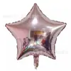 Globo de Película de Aluminio de 18 Pulgadas con Pentagrama para Decoración de Cumpleaños y Bodas, Globo de Película de Aluminio Colorido, Globo de Helio de Papel de Aluminio