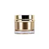 Em Estoque 15g 20g 30g 50g Pote de Creme Petg com Spray Dourado para Creme Facial, Creme Noturno, Creme de Luxo, Pote Reutilizável, Recipiente para Creme para os Olhos