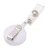 Hebilla de Plástico Popular Personalizada con Transferencia de Calor Hebilla Fácil de Tirar Hebilla Metálica de Exportación Fácil de Tirar Hebilla Retráctil para Insignia de Identificación de 40 mm