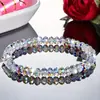 Pulsera de Moda Popular de Comercio Exterior Estilo Europeo y Americano para Estudiantes Mujeres, Pulsera de Cadena Cuadrada de Cristal de Imitación, Exquisita, Lujosa y de Moda