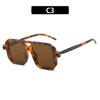 Gafas de sol de moda de doble puente transfronterizas, gafas de sol de celebridad en línea para mujeres europeas y americanas, gafas de sol para hombres 2024