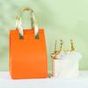 Bolsa Desechable para Llevar con Aislamiento, Bolsa de Embalaje con Velcro, Pastel, Té con Leche, Catering, Postre, Bolsa de Tela No Tejida con Lámina de Aluminio