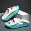 2025 Verano Pantuflas de Avión de Moda Tendencia Pareja Hogar Suela Gruesa Antideslizantes Simples Versátiles Exteriores Playa Chanclas