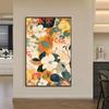 Maillard Pintura Decorativa Estilo Mid-Century Modelo Habitación Ropa de Trabajo Pasillo Pasillo Entrada Pintura Flor Sala de Estar Fondo Pared Colgante