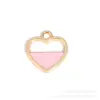 Série Rosa Estilo Misto Transfronteiriço Coroa Estrela Coração Flor Liga Esmalte Acessórios DIY Acessórios para Joias Feitas à Mão