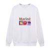 Sudadera de Cuello Redondo Transfronteriza para Mujer 2025 Nueva Suelta Casual Sencilla Moda Versátil Top de Felpa para Primavera, Otoño e Invierno