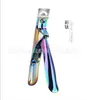 Fornecimento direto da fábrica tesouras para nail art tesouras de beleza para nail art de aço inoxidável cor banhada a titânio tesouras para nail art francesa