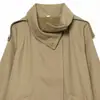 Ins Ropa de mujer al por mayor estilo europeo y americano Otoño 2026 parka holgada retro con solapa chaqueta de trabajo 37085855