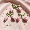 Estilo Coreano Brote DIY Flor de Tulipán Accesorios para Ropa Adornos Ramos de Flores Pinzas para el Cabello Gomas para el Cabello Accesorios para Bolsas Venta al por Mayor