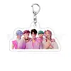 Grupo de K-Pop Femenino Op Mimi La Colgante de Caza de Acrílico Merchandising Llavero de Doble Cara Fan de Zoe Kp