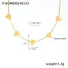 Collar con colgante de borlas irregulares transfronterizo, estilo europeo y americano, chapado en acero de titanio y oro de 18 quilates, cadena de clavícula ligera de lujo que combina con todo.